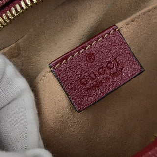 Gucci GG Marmont Shoulder Bag Diagonal Quilted GG Canvas with Leather