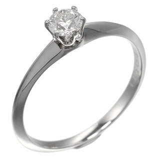 Tiffany & Co. Tiffany Setting Solitaire Ring Platinum with RBC Diamond I/VVS1