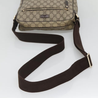 Gucci Front Zip Messenger GG Coated Canvas