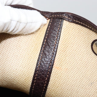 Hermes Garden Party Tote Canvas and Leather