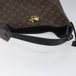 Louis Vuitton Flower Hobo Monogram Canvas with Leather