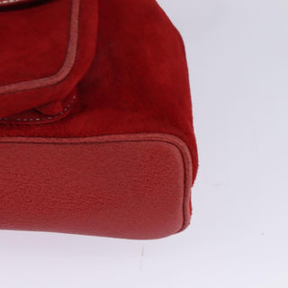 Gucci Vintage Bamboo Backpack Suede