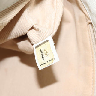 Chanel Vintage Olsen CC Chain Shoulder Bag Canvas and Leather