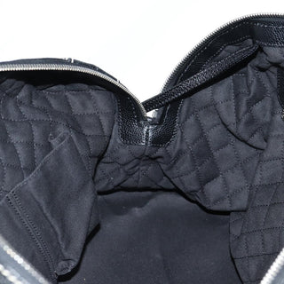 Chanel Optic Coco Bowler Bag Printed Coated Canvas with Caviar