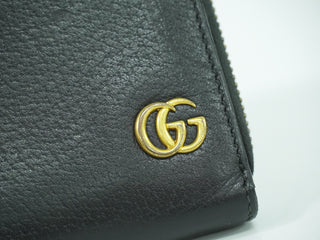 Gucci GG Marmont Zip Around Wallet Leather