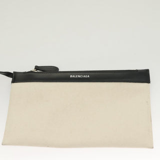 Balenciaga Navy Cabas Canvas with Leather