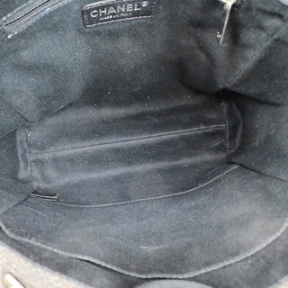 Chanel Deauville NM Chain Handle Tote Mixed Fibers