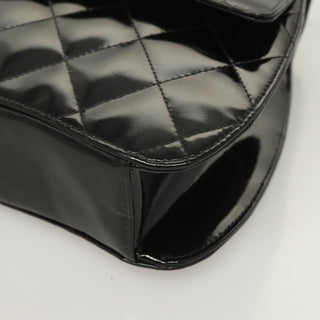 Chanel Vintage ID Bracelet Flap Bag Quilted Patent