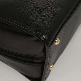 Celine Circle Logo Handbag Leather