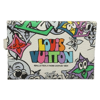 Louis Vuitton Trio Enveloppe Pouch Limited Edition Monogram Comics Canvas