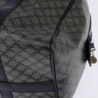 Celine Vintage Boston Bag Macadam Coated Canvas