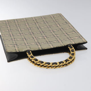 Chanel Chocolate bar tote Leather