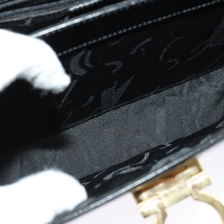 Salvatore Ferragamo Gancini Convertible Top Handle Bag Leather