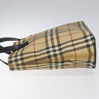 Burberry Top Handle Tote Nova Check Canvas