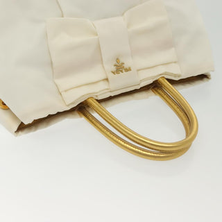 Prada Bow Tote Tessuto with Leather