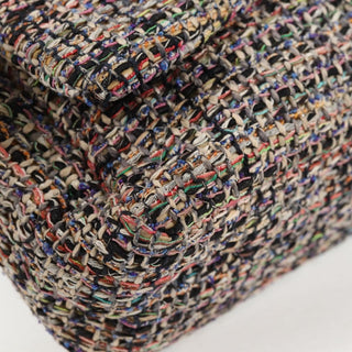 Chanel Camellia Flap Shoulder Bag Tweed