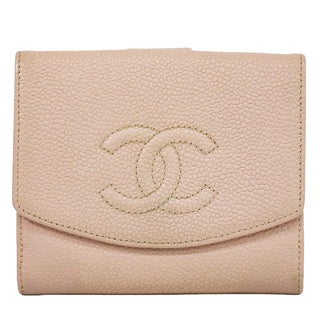 Chanel Vintage Timeless Bifold Wallet Caviar