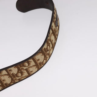 Christian Dior D Buckle Belt Canvas and Leather