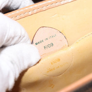 Celine Vintage Macadam Shoulder Bag Canvas and Leather