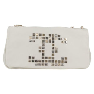 Chanel Mosaic CC Accordion Flap Bag Studded Leather