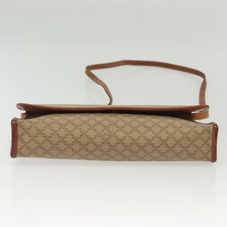 Celine Vintage Macadam Shoulder Bag Canvas and Leather