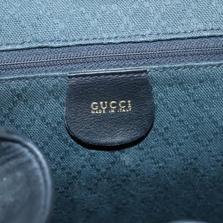 Gucci Vintage Bamboo Backpack Leather
