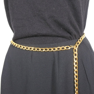 Chanel Vintage Medallion Chain Belt Metal