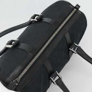 Gucci Vintage Zip Boston Bag GG Canvas