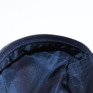 Christian Dior Saddle Zip Pouch Diorissimo Canvas