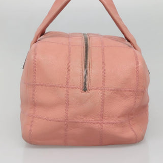 Chanel Chocolate Bar CC Bowler Bag Caviar skin