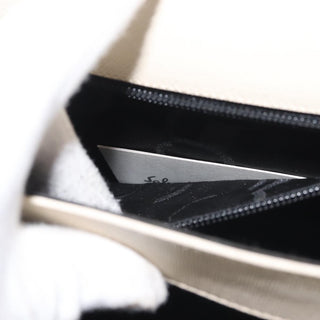 Salvatore Ferragamo Gancini Convertible Top Handle Bag Leather