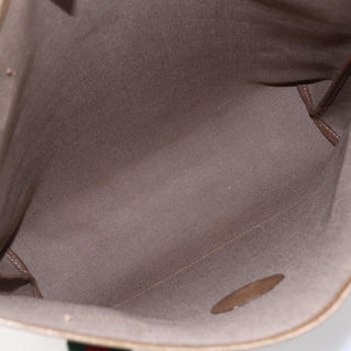 Gucci Vintage Web Strap Tote GG Coated Canvas