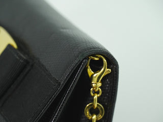 Salvatore Ferragamo Miss Vara Chain Wallet Leather