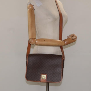 Celine Macadam Shoulder Bag PVC Leather