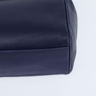 Celine Circle Logo Handbag Leather