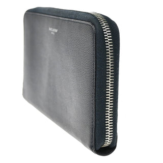 Saint Laurent Classic Zip Around Organizer Wallet Leather