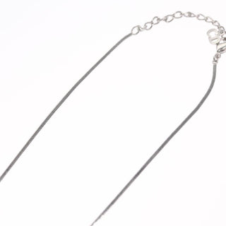 Christian Dior Trotter Motif Necklace Engraved Metal