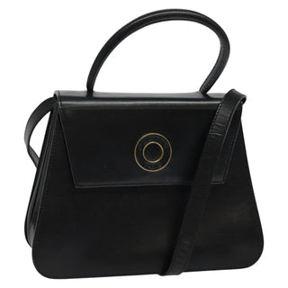 Celine Circle Logo Handbag Leather