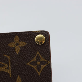 Louis Vuitton Porte Cartes Pression Card Case Monogram Canvas