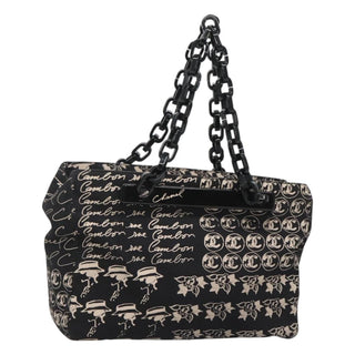 Chanel Resin Tote Printed Canvas