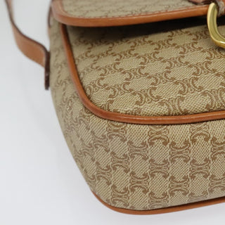 Celine Vintage Macadam Shoulder Bag Canvas