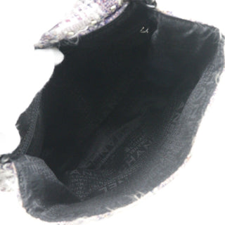 Chanel Camellia Shoulder Bag Tweed