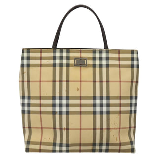 Burberry Nova Check Tote canvas check pattern