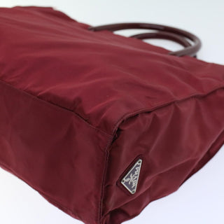 Prada Grommet Lock Flap Chain Shoulder Bag Leather