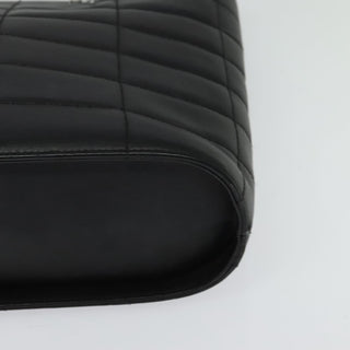 Chanel Vintage Chocolate Bar Metal Ring Tote Quilted Lambskin