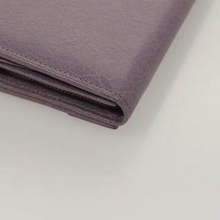 Balenciaga Classic Continental Zip Around Wallet Leather