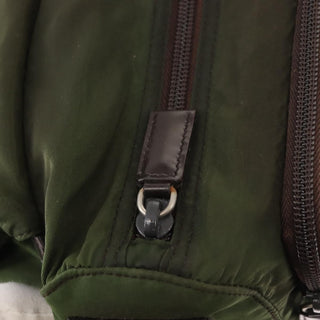 Prada Zip Buckle Messenger Bag Tessuto