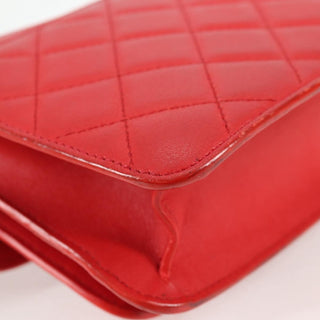 Chanel CC Box Flap Bag Quilted Caviar