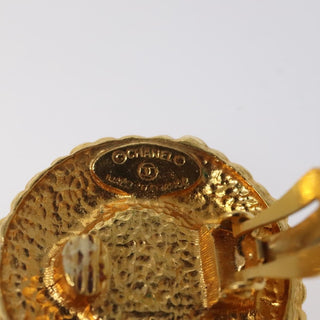 Chanel Vintage CC Clip-On Earrings Metal