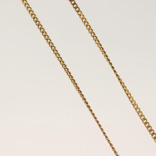 Christian Dior CD Pendant Necklace Gold-plated